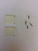 2 x LED profiel eindkappen inclusief schroeven - XL04.C2 - WIT