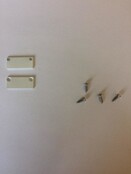 2 x LED profiel eindkappen inclusief schroeven - XL04.C1 - WIT