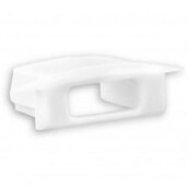 Eindkap voor LED Strip profielen met kabeldoorvoer - 08WIT