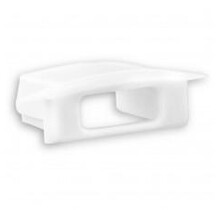 Eindkap voor LED Strip profielen met kabeldoorvoer - 08WIT