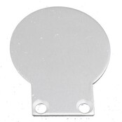 2 x LED profiel eindkapjes inclusief schroeven PL9 Spica