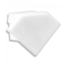 Eindkap zonder kabeldoorvoer - C23WIT