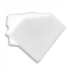 Eindkap zonder kabeldoorvoer - C23WIT