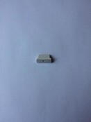 Eindkap met kabeldoorvoer - 09WIT