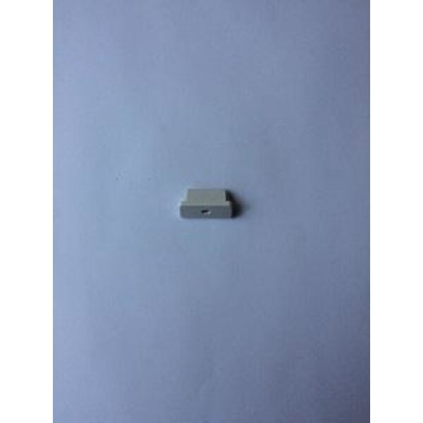 Luksus LED profiel eindkapjes Eindkap met kabeldoorvoer - 09WIT