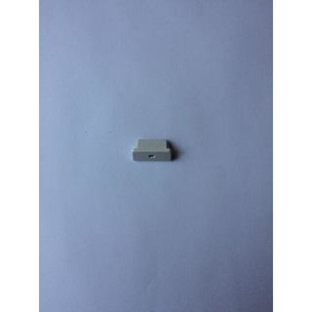 Eindkap met kabeldoorvoer - 09WIT