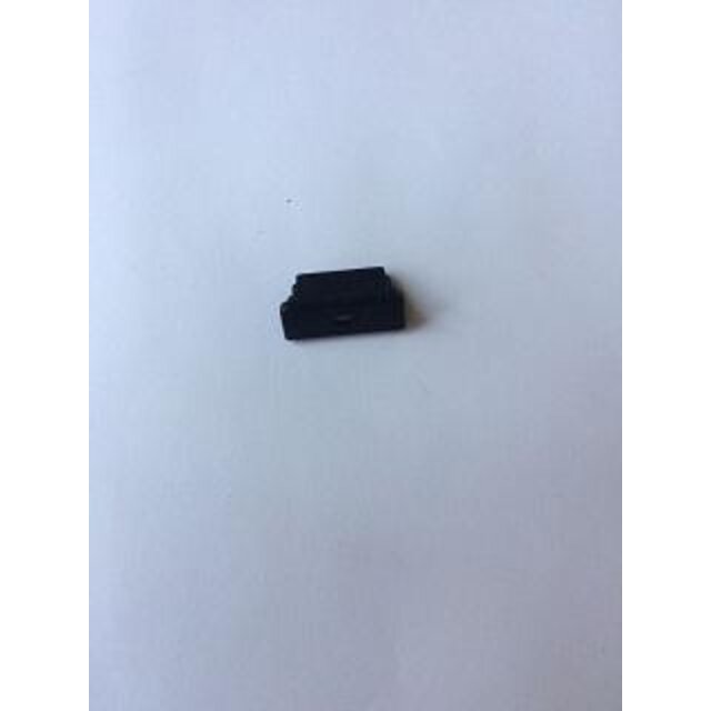 Eindkap met kabeldoorvoer - 09ZWART