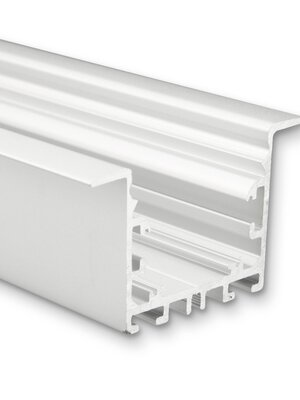 Aluminium LED profiel met afdekking 2 meter 62mm x 36mm - PN20