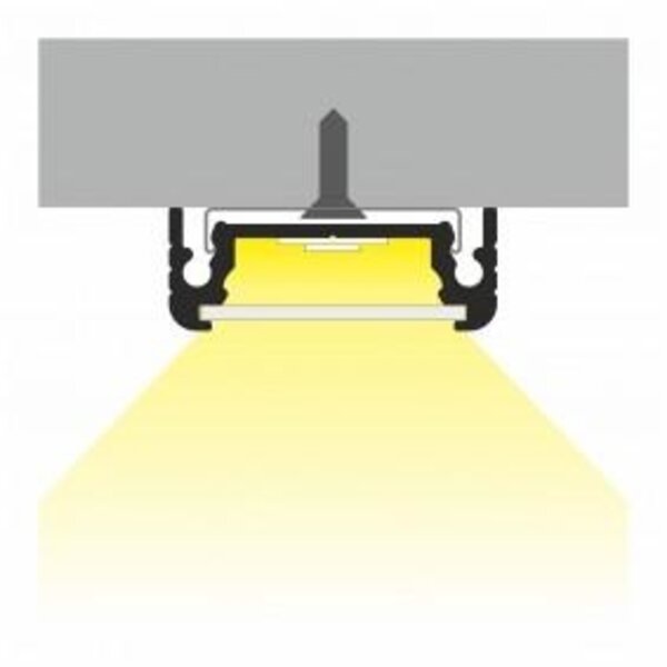 Luksus LED profiel montageklem Montageklem voor LED profiel 09WIT