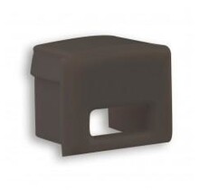 Eindkap voor LED profiel met kabeldoorvoer - SLIM200ZWART