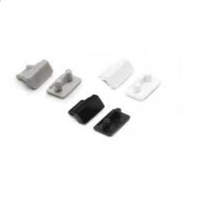 Eindkap voor LED profiel met kabeldoorvoer SLIM100ALU