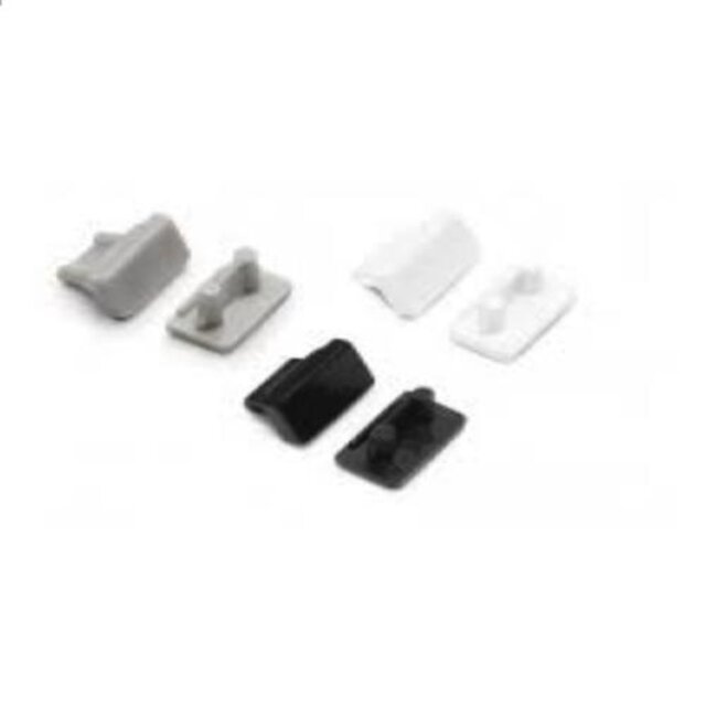 Eindkap voor LED profiel zonder kabeldoorvoer SLIM100ALU