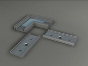 90 graden hoek LED profiel - 09ALU