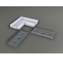 90 graden hoek LED profiel - 09WIT