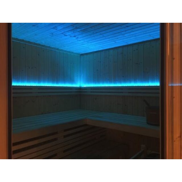 Complete waterdichte IP67 RGBWW LED strip set 19,2W 60LED 24VDC 5m pakket