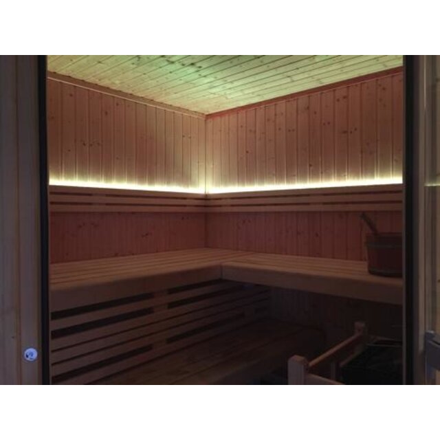 Complete waterdichte IP67 RGBWW LED strip set 19,2W 60LED 24VDC 5m pakket