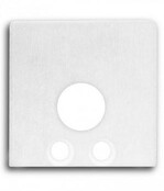 Eindkap voor LED profiel met kabeldoorvoer 18WIT