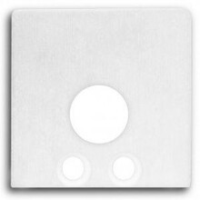 Eindkap voor LED profiel met kabeldoorvoer 18WIT