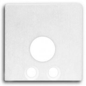 Eindkap voor LED profiel met kabeldoorvoer 18WIT