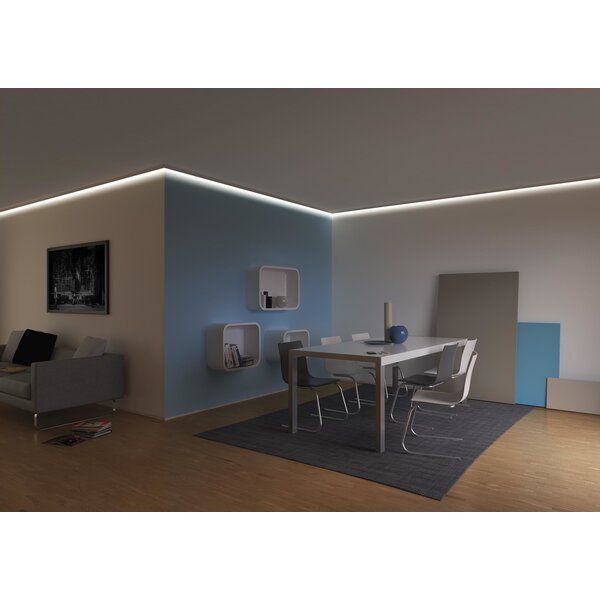 Luksus LED profielen Wit Waterdicht LED profiel 18,1mm x 19,2mm - 18.1WIT.H20