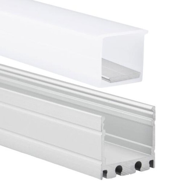 Luksus LED profielen Waterdicht LED profiel - 18,1mm x 19,2mm - 18.1ALU.H20
