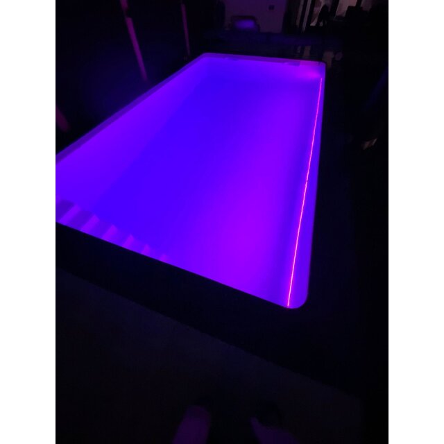 Waterdichte RGBWW LED strip 19.2W 890LM 60LED 24VDC IP68 - 5 meter