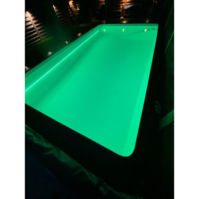 Waterdichte RGBWW LED strip 19.2W 890LM 60LED 24VDC IP68 - 5 meter