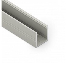 LED profiel inclusief opaal afdekking - 18,8mm x 18,6mm - 20ALU