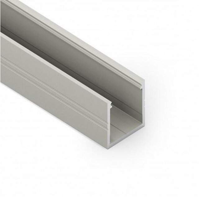 LED profiel inclusief opaal afdekking - 18,8mm x 18,6mm - 20ALU