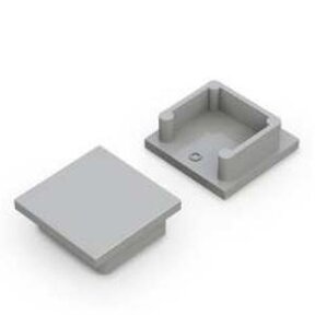 Eindkap voor LED profiel zonder kabeldoorvoer 20ALU