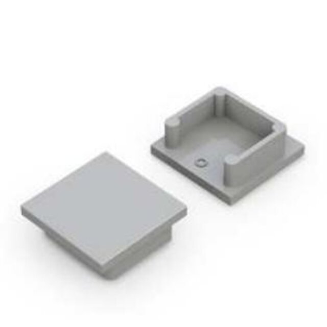 Eindkap voor LED profiel zonder kabeldoorvoer 20ALU