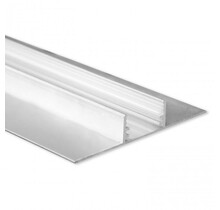 LED gips profiel inclusief afdekking 33mm x 16,8mm - GIPS05ALU