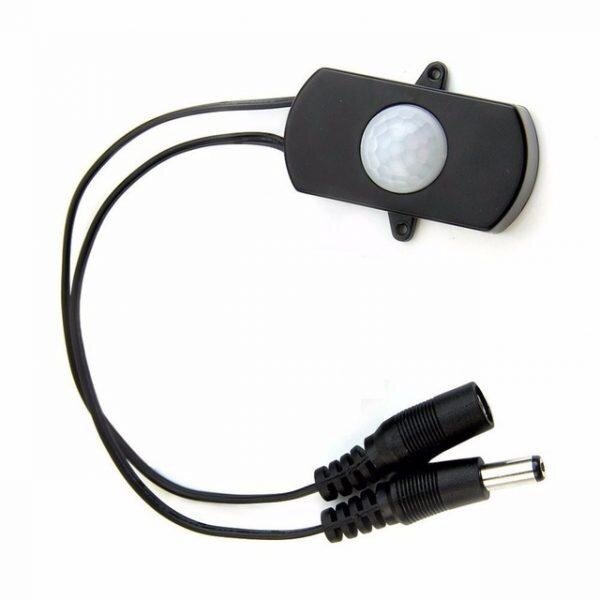 Luksus LED PIR sensoren PIR bewegingssensor instelbaar voor LED - zwart 12 / 24 V