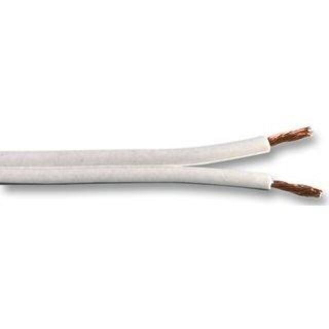 2 aderige led strip aansluitkabel 10 meter 1,5 kwadraat - 10 meter wit