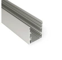 10x LED profiel XL 4 meter inclusief afdekking 53mm x 53mm - XL53WIT