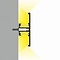Luksus LED profielen Wit updown LED wandprofiel inclusief afdekking 13,5mm x 40mm - UpDown02wit