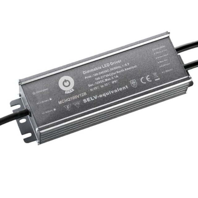 1-10V dimbare LED voeding 12v 80w dimbaar – IP67