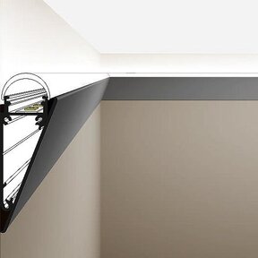 LED wandprofiel 55mm x 23mm WALLE12WIT