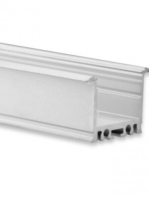 LED inbouw profiel inclusief klikafdekking 30mm x 23mm - XL08ALU