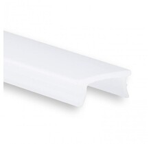 Losse 6 meter opaal LED profiel klikafdekking t.b.v SLIM08 8mm breed