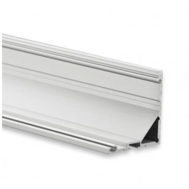 LED hoekprofiel inclusief halfronde afdekking 40mm x 40mm - 19ALU