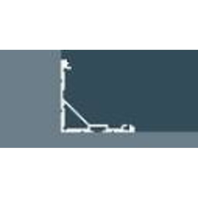 LED hoekprofiel inclusief halfronde afdekking 40mm x 40mm - 19ALU