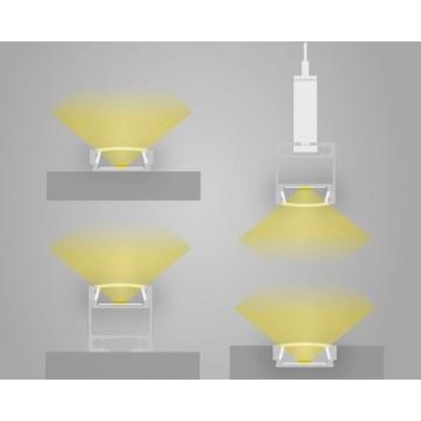 Luksus LED profielen LED profiel ophangsysteem - 4 meter 16,8mm x 18,88mm - PL2