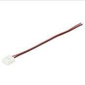 8mm LED strip 1 zijdige kabel klik connector - koppelstuk - soldeervrij- ip20