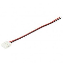 8mm LED strip 1 zijdige kabel klik connector - koppelstuk - soldeervrij - ip20