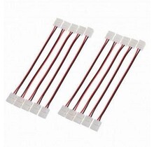 LED strip koppelstuk met 2-zijdig draad 10mm - IP20