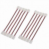 LED strip koppelstuk met 2-zijdig draad 10mm - IP20