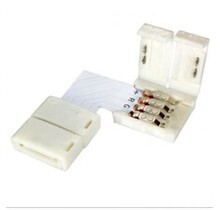 90 graden koppelstuk voor RGB LED strips 10mm