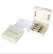 90 graden koppelstuk voor RGB LED strips 10mm