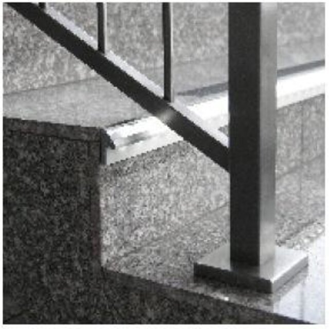 LED strip trapprofiel inclusief afdekking 41,5mm x 20,6mm - D10